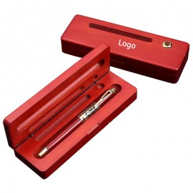 Vintage Sandalwood Luxury Pen Set Logo Branded