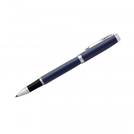 Custom Imprinted Parker IM Rollerball Pen (Matte Blue CT)