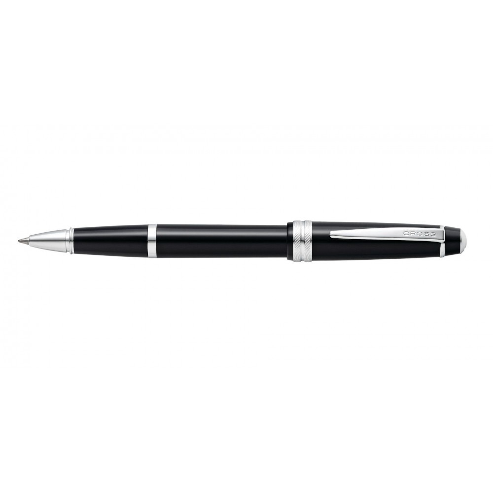 Cross Bailey Light Polished Resin Black Convertible Rollerball With GEL INK Logo Branded