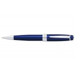 Custom Engraved Cross Bailey Blue Lacquer Ballpoint Pen