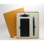 3 in 1 business gift set(power bank,pen,OTG usb flash drive) Custom Engraved
