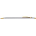 Custom Engraved Cross Classic Century Medalist Chrome with 23KT Gold Plated Appointments 0.7mm Pencil