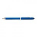 Custom Imprinted Cross Tech3 Metallic Blue Multi-Function Pen