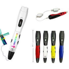 Custom Imprinted Adjustable Temperature 3D Printing Pen