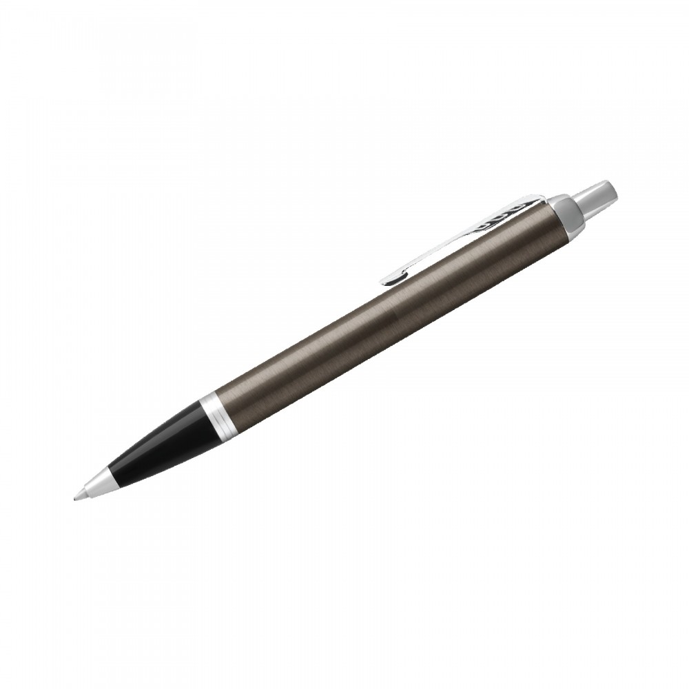 Parker IM Retractable Ballpoint Pen (Dark Espresso CT) Custom Imprinted