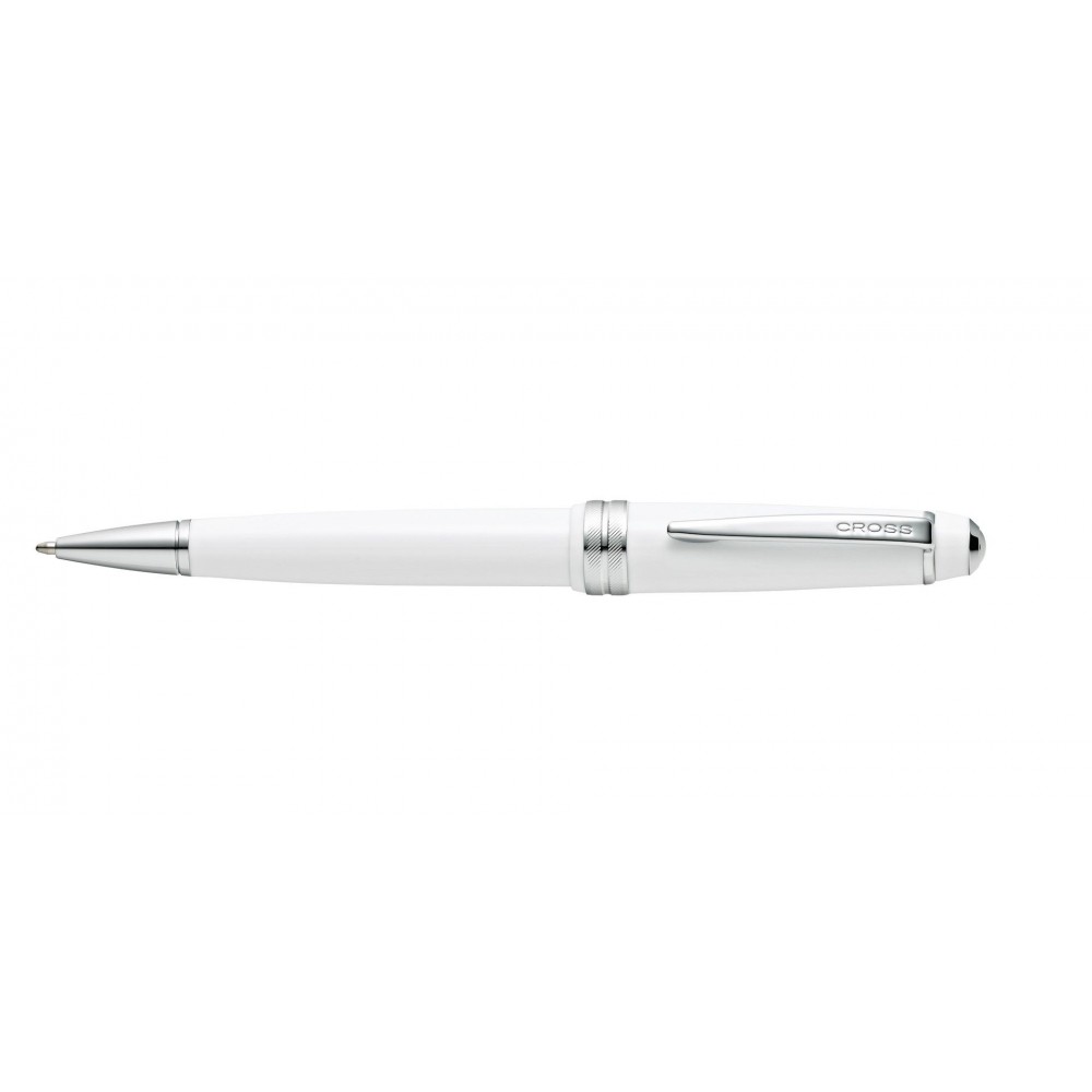 Custom Engraved Cross Bailey Light Polished Resin WHITE Ball Point Custom Engraved Cross Bailey Light Polished Resin WHITE Ball Point
