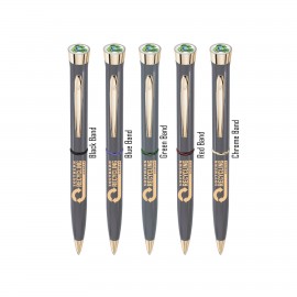 Recycled Collection- Garland USA Made Recycled Hefty | High Gloss Pen | Gold Accents Logo Branded