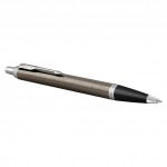 Logo Branded Parker IM Dark Espresso Ballpoint Pen w/Chrome Trim