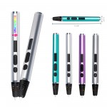 Educational 3D Printing Pen with Stainless Steel Body Custom Engraved
