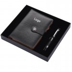 2-Piece Office Gift Set Metal Signature Pen and Notebook Custom Engraved