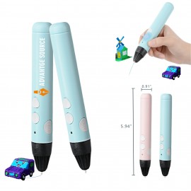 Creative Educational 3D Printing Pen for Kids Logo Branded