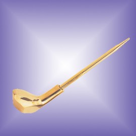 Solid Brass Pen Holder w/Pen - ON SALE, LIMITED STOCK Custom Imprinted