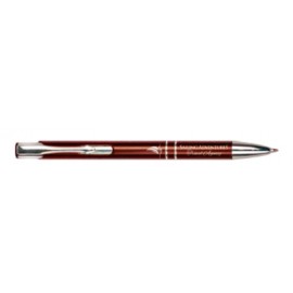 Custom Engraved Burgundy Aluminum Pen