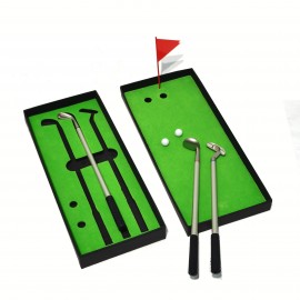 Mini Desktop Golf Ball Pen Gift for Men with Logo