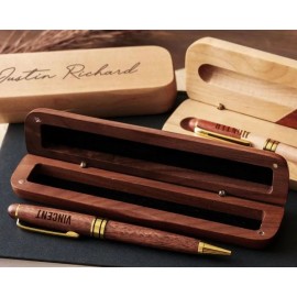 Personalized Gift Wood Pen Set Custom Engraved