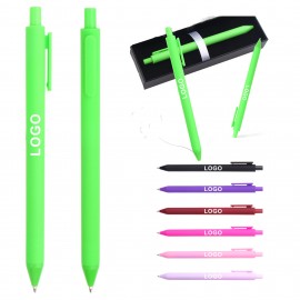 Custom Engraved Colored Click Gel Pen