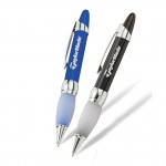 Custom Imprinted Soft Touch Series Twist Action Ballpoint with Translucent Grip
