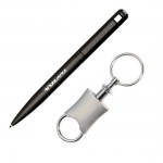 Buxton Pen/Keyring Gift Set - Black Custom Engraved