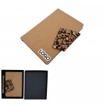 Logo Branded Wooden Notebook Pen Set