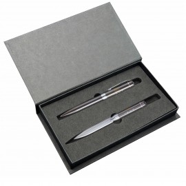 Logo Branded Premade Double Pen Set with Astarte Pens