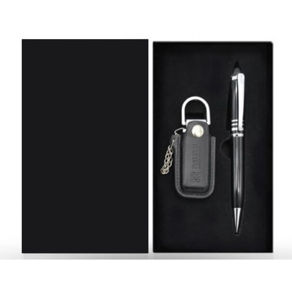 Logo Branded Pen and USB drive in attractive gift box