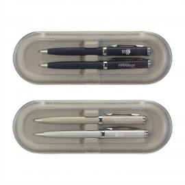 Deluxe Case w/Cinergy Pen & Pencil Set Custom Imprinted