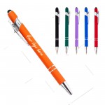 Logo Branded Custom Metal Aluminum Press Ballpoint Pen