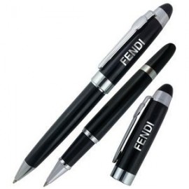 Logo Branded CC Executive Pen Set Ballpoint & Rollerball