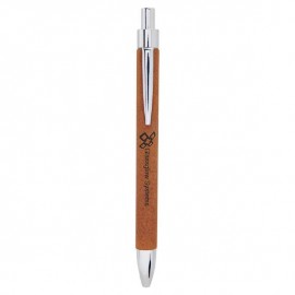 Rawhide Faux Leather Pen Logo Branded