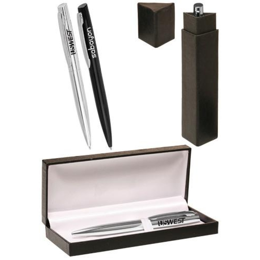 Plymouth Metal Pens Gift Set Custom Imprinted