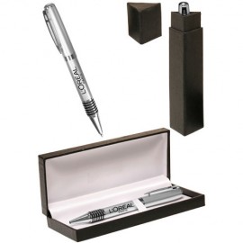 Custom Imprinted Grip Executive Pen Gift Sets