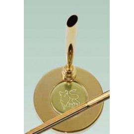 Brass Pen Holder w/ Brass Pen with Logo