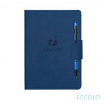 Eccolo Carlton Journal/Austen Pen/Stylus - (M) Blue Custom Imprinted