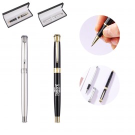 Logo Branded Metal Ballpoint Pen Gift Set  Logo Branded Metal Ballpoint Pen Gift Set