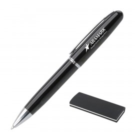 Custom Imprinted Diplomat Black Ballpoint Pen