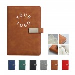 Custom Imprinted A5 Leather Note Journal Set With Writing Pen 6" By 8.3" Two Hundred Page