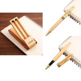 Bamboo Pen Gift Set Custom Imprinted