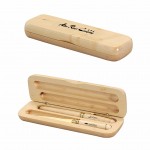 Maplewood Case w/Pen & Letter Opener Gift Set Custom Imprinted