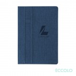 Eccolo Lyric Journal - (M) 5"x8" Dark Blue Custom Imprinted