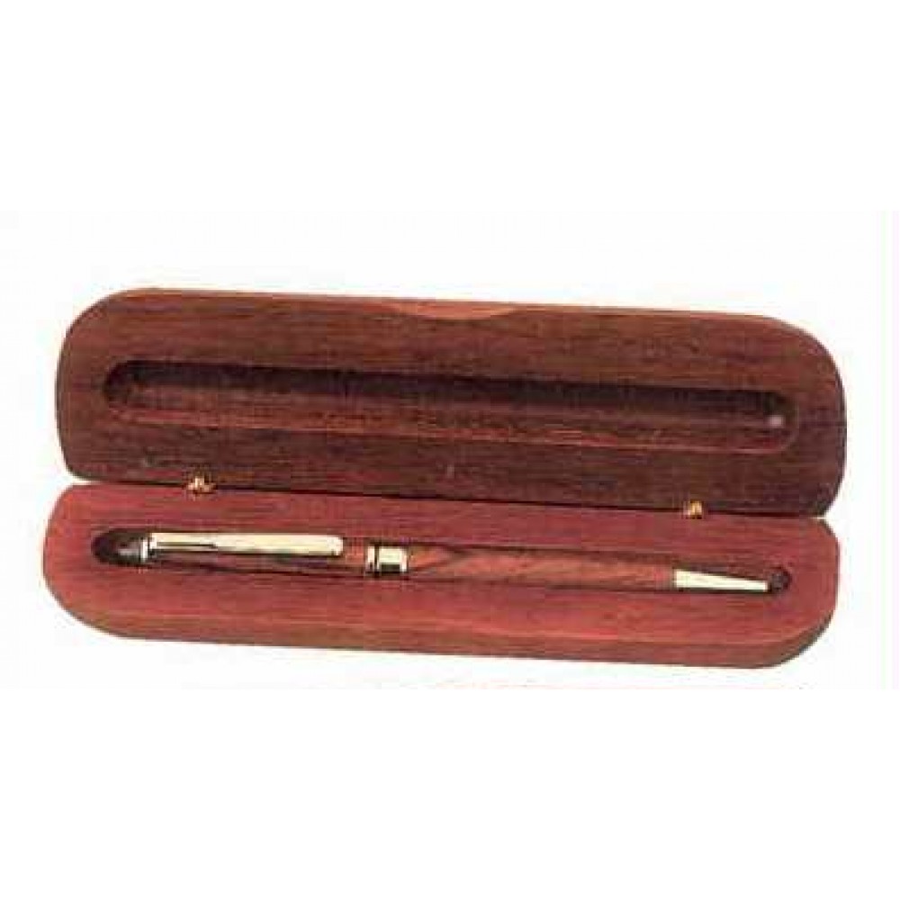 Custom Engraved Rosewood Ballpoint Pen in Gift Set
