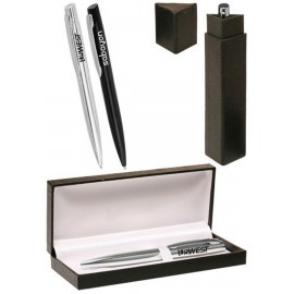 Plymouth Metal Pens Gift Set Logo Branded