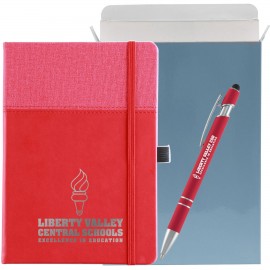 Logo Branded Newport Journal & Ultima Pen Gift Set  Logo Branded Newport Journal & Ultima Pen Gift Set