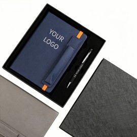 Logo Branded Notebook And Pen Gift Set Custom Business Stationery Kit