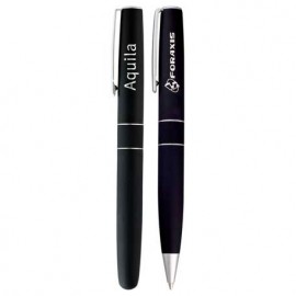 Soho Roller Pen Set (Black) Logo Branded