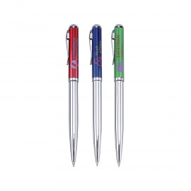 Custom Engraved Twist Action Metal Ballpoint Pen