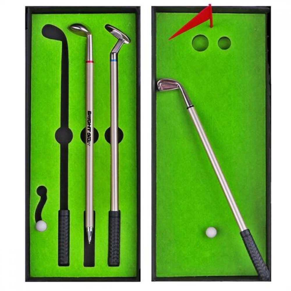 Custom Imprinted Golf Club Pen Gift Set Custom Imprinted Golf Club Pen Gift Set