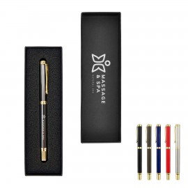 Metal Gel Pen Gift Set Logo Branded