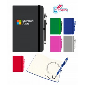 Union Printed - Royal - Eco Journal with Stylus Pen - Full Color Print Custom Imprinted