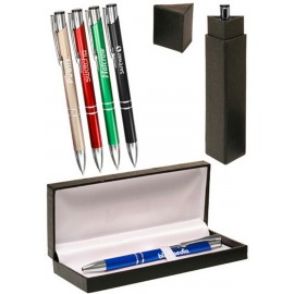 Custom Imprinted Ballpoint Aluminum Pen Gift Sets  Custom Imprinted Ballpoint Aluminum Pen Gift Sets