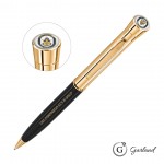 Logo Branded Garland Monogram Custom Twist Ballpoint Pen - Gold